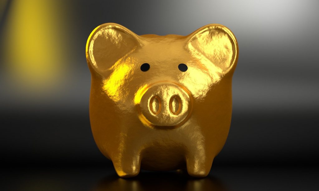 gold pig bank