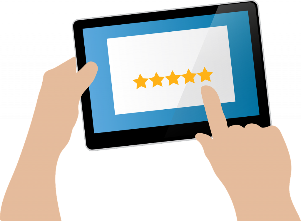 star rating, buyback price, real customer reviews